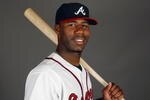 LAKE BUENA VISTA, FL - FEBRUARY 19:  Outfielder Jason Heyward #77 of the Atlanta Braves poses for a photo during Spring Training Photo Day on February 19, 2009 at Champions Stadium at Walt Disney World of Sports in Lake Buena Vista, Florida.  (Photo by Chris Graythen/Getty Images)