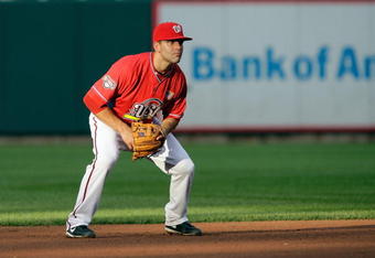 ST. LOUIS, MO - JULY 12: U.S. Futures All-Star Danny Espinosa of the Washington Nationals plays shortstop during the 2009 XM All-Star Futures Game at Busch Stadium on July 12, 2009 in St. Louis, Missouri. (Photo by Jamie Squire/Getty Images)