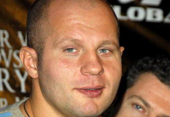 NEW YORK - JANUARY 20:  Heavyweight mixed martial arts champion Fedor 'The Last Emperor' Emelianenko of Russia attends the 'Day of Reckoning' press conference at Trump Tower January 20, 2009 in New York City.  (Photo by Joe Corrigan/Getty Images)