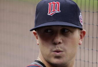 ST. LOUIS, MO - JULY 12:  World Futures All-Star Rene Tosoni of the Minnesota Twins looks on during the 2009 XM All-Star Futures Game at Busch Stadium on July 12, 2009 in St. Louis, Missouri. (Photo by Jamie Squire/Getty Images)