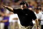 FORT WORTH, TX - NOVEMBER 14:  Head coach Gary Patterson of the TCU Horned Frogs at Amon G. Carter Stadium on November 14, 2009 in Fort Worth, Texas.  (Photo by Ronald Martinez/Getty Images)