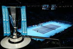 LONDON, ENGLAND - NOVEMBER 26: Barclays ATP World Tour Finals Trophy is seen during the Barclays ATP World Tour Finals at the O2 Arena on November 26, 2009 in London, England.  (Photo by John Gichigi/Getty Images for Barclays ATP Finals)