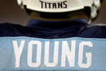 NASHVILLE, TN - NOVEMBER 29:  Vince Young #10 of the Tennessee Titans waits to go back onto the field during their game against the Arizona Cardinals at LP Field on November 29, 2009 in Nashville, Tennessee.  (Photo by Streeter Lecka/Getty Images)
