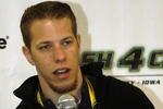 MEMPHIS, TN - OCTOBER 23:  Brad Keselowski, driver of the #88 Degree Chevrolet address the media about the Nationwide program  Dash 4 Cash before practicing for the Kroger 'On Track For  Cure' 250 race at the Memphis Motorsports Park on October 23, 2009 in Memphis, Tennessee.  (Photo by John Sommers II/Getty Images)