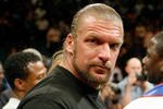 LAS VEGAS - SEPTEMBER 19:  WWE wrestler Triple H poses in the ring after Floyd Mayweather Jr. defeated Juan Manuel Marquez in a unanimous decision at the MGM Grand Garden Arena September 19, 2009 in Las Vegas, Nevada.  (Photo by Ethan Miller/Getty Images)