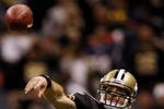 NEW ORLEANS - NOVEMBER 30: Quarterback Drew Brees #9 of the New Orleans Saints throws the ball in the first quarter of the game against the New England Patriots at Louisana Superdome on November 30, 2009 in New Orleans, Louisiana. (Photo by Chris Graythen/Getty Images)