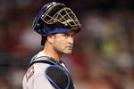 PHOENIX - AUGUST 11:  Catcher Brian Schneider #23 of the New York Mets in action during the major league baseball game against against the Arizona Diamondbacks at Chase Field on August 11, 2009 in Phoenix, Arizona. The Diamondbacks defeated the Mets 6-2.  (Photo by Christian Petersen/Getty Images)