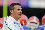 GAINESVILLE, FL - NOVEMBER 21: Coach Urban Meyer of the Florida Gators directs play against the Florida International University Golden Panthers, November 21, 2009 at Ben Hill Griffin Stadium in Gainesville, Florida.  (Photo by Al Messerschmidt/Getty Images)