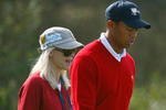 SAN FRANCISCO - OCTOBER 08:  Tiger Woods of the USA Team walks with his wife Elin during the Day One Foursome Matches of The Presidents Cup at Harding Park Golf Course on October 8, 2009 in San Francisco, California.  (Photo by Scott Halleran/Getty Images)