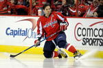 WASHINGTON - NOVEMBER 25:  Alex Ovechkin #8 of the Washington Capitals warms up before the game against the Buffalo Sabres at the Verizon Center on November 25, 2009 in Washington, DC.  (Photo by Greg Fiume/Getty Images)