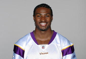 MINNEAPOLIS - 2009:  Bernard Berrian of the Minnesota Vikings poses for his 2009 NFL headshot at photo day in Minneapolis, Minnesota.  (Photo by NFL Photos)          