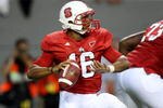 RALEIGH, NC - SEPTEMBER 3:  Quarterback Russell Wilson #16 of the North Carolina State Wolfpack drops back to pass against the South Carolina Gamecocks during the game at Carter-Finley Stadium on September 3, 2009 in Raleigh, North Carolina. (Photo by Streeter Lecka/Getty Images)