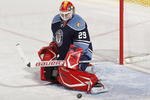 SUNRISE, FL - NOVEMBER 27: Goaltender Tomas Vokoun #29 of the Florida Panthers stops a shot taken by the Toronto Maple Leafs on November 27, 2009 at the BankAtlantic Center in Sunrise, Florida. (Photo by Joel Auerbach/Getty Images)