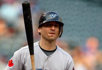 ARLINGTON, TX - SEPTEMBER 01:  Shortstop Marco Scutaro #19 of the Toronto Blue Jays on September 1, 2009 at Rangers Ballpark in Arlington, Texas.  (Photo by Ronald Martinez/Getty Images)