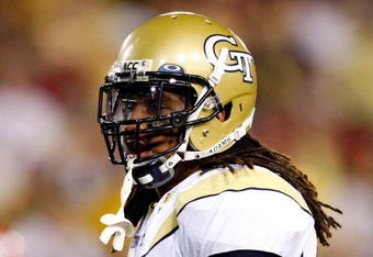 ATLANTA - NOVEMBER 28:  Anthony Allen #18 of the Georgia Tech Yellow Jackets against the Georgia Bulldogs at Bobby Dodd Stadium on November 28, 2009 in Atlanta, Georgia.  (Photo by Kevin C. Cox/Getty Images)