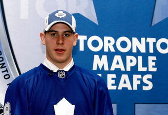 OTTAWA, ON - JUNE 21:  60th overall pick,   Jimmy Hayes of the Toronto Maple Leafs poses for a portrait at the 2008 NHL Entry Draft at Scotiabank Place on June 20, 2008 in Ottawa, Ontario, Canada.  (Photo by Richard Wolowicz/Getty Images)