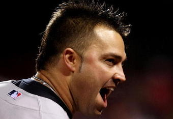 PHILADELPHIA - NOVEMBER 02:  Nick Swisher #33 of the New York Yankees reacts against the Philadelphia Phillies in Game Five of the 2009 MLB World Series at Citizens Bank Park on November 2, 2009 in Philadelphia, Pennsylvania.  (Photo by Nick Laham/Getty Images)