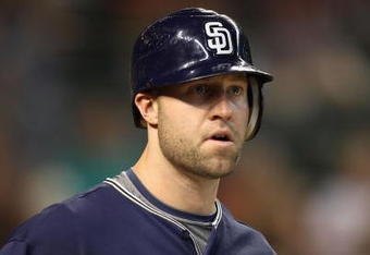PHOENIX - MAY 25:  Kevin Kouzmanoff #5 of the San Diego Padres stands on deck during the major league baseball game agaisnt the Arizona Diamondbacks at Chase Field on May 25, 2009 in Phoenix, Arizona. The Padres defeated the Diamondbacks 9-7.  (Photo by Christian Petersen/Getty Images)