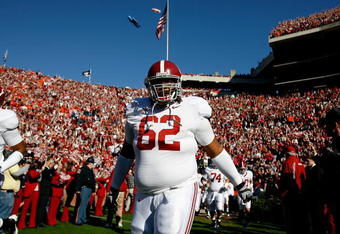 AUBURN, AL - NOVEMBER 27:  Terrence Cody #62 of the Alabama Crimson Tide against the Auburn Tigers at Jordan-Hare Stadium on November 27, 2009 in Auburn, Alabama.  (Photo by Kevin C. Cox/Getty Images)