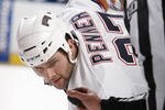 SUNRISE, FL - DECEMBER 7: Dustin Penner #27 of the Edmonton Oilers watches the puck during a face off against the Florida Panthers on December 7, 2009 at the BankAtlantic Center in Sunrise, Florida. The Oilers defeated the Panthers 3-2 in a shoot out. (Photo by Joel Auerbach/Getty Images)