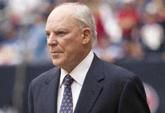 HOUSTON - NOVEMBER 29:  Houston Texans owner Bob McNair walks on the sidelines during their game against the Indianapolis Colts at Reliant Stadium on November 29, 2009 in Houston, Texas.  (Photo by Bob Levey/Getty Images)
