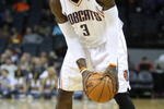 CHARLOTTE, NC - NOVEMBER 6:  Gerald Wallace #3 of the Charlotte Bobcats handles the ball during the game against the Atlanta Hawks on November 6, 2009 at Time Warner Cable Arena in Charlotte, North Carolina.  The Bobcats won 103-83.  NOTE TO USER: User expressly acknowledges and agrees that, by downloading and/or using this Photograph, user is consenting to the terms and conditions of the Getty Images License Agreement.  (Photo by Streeter Lecka/Getty Images)