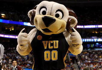 PHILADELPHIA - MARCH 19:  The VCU mascot performs during the game against the UCLA Bruins  during the first round of the NCAA Division I Men's Basketball Tournament at the Wachovia Center on March 19, 2009 in Philadelphia, Pennsylvania.  (Photo by Jim McIsaac/Getty Images)