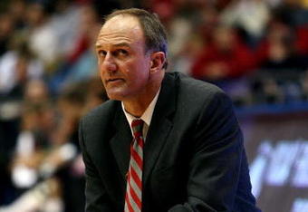 DAYTON, OH - MARCH 20:  Head coach Thad Matta of the Ohio State Buckeyes looks on from the sidelines during a game against the Siena Saints during the first round of the NCAA Division I Men's Basketball Tournament at the University of Dayton Arena on March 20, 2009 in Dayton, Ohio.  (Photo by Andy Lyons/Getty Images)