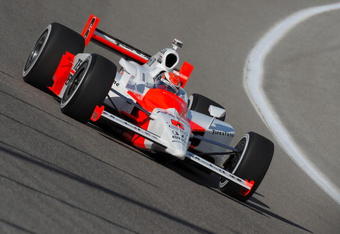 HOMESTEAD, FL - OCTOBER 09: Ryan Briscoe drives the #6 Team Penske Dallara Honda during practice for the IndyCar Series Firestone Indy 300 at Homestead-Miami Speedway on October 9, 2009 in Homestead, Florida.  (Photo by Robert Laberge/Getty Images)
