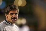MORGANTOWN, WV - DECEMBER 1:  Head coach Dave Wannstedt of the Pittsburgh Panthers looks on from the sidelines during the second half against the West Virginia Mountaineers at Milan Puskar Stadium December 1, 2007 in Morgantown, West Virginia.  Pittsburgh defeated West Virginia 13-9.  (Photo by Kevin C. Cox/Getty Images)