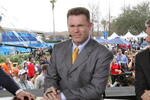JACKSONVILLE, FL - FEBRUARY 06:  FOX sportscasters Terry Bradshaw, Howie Long and Jimmy Johnson speak in the FOX Braodcast booth during the XXXIX Superbowl pregame show at Alltel Stadium on February 6, 2005 in Jacksonville, Florida.  (Photo by Frank Micelotta/Getty Images)