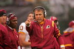 OAKLAND, CA - DECEMBER 13:  Head coach Jim Zorn of the Washington Redskins walks the sidelines during their game against the Oakland Raiders at Oakland-Alameda County Coliseum on December 13, 2009 in Oakland, California.  (Photo by Ezra Shaw/Getty Images)