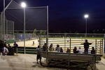 SAN BERNARDINO, CA - MAY 14:  Residents attend a peewee baseball game south of the San Andreas Rift Zone, the system of depressions in the ground between the parallel faults of the San Andreas earthquake fault, which runs along the northern edge of the city, May 14, 2008 in San Bernardino, California. New calculations reveal a 99.7 percent chance that a magnitude 6.7 quake or larger will strike by 2037, according to the first-ever statewide temblor forecast released by the scientists of the United States Geological (USGS), Southern California Earthquake Center and California Geological Survey last month. Scientists have particular concern for the people living along the southern portion of the 800-mile-long San Andreas Fault east of Los Angeles. This section of the fault has had very little slippage for more than 300 years and has built up immense pressure that could release an earthquake of historic proportions at any time. Such a quake could produce a sudden lateral movement of 23 to 32 feet and be would be