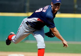LAKELAND, FL - MARCH 05:  Pitcher J.D. Martin #60 of the Washington Nationals throws during a spring training game against the Detroit Tigers at Joker Marchant Stadium on March 5, 2009 in Lakeland, Florida.  (Photo by Sam Greenwood/Getty Images)