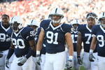 STATE COLLEGE, PA - NOVEMBER 7: Defensive tackle Jared Odrick #91 of the Penn State Nittany Lions walks off the field after warm-ups  before a game against the Ohio State Buckeyes on November 7, 2009 at Beaver Stadium in State College, Pennsylvania. Ohio State won 24-7. (Photo by Hunter Martin/Getty Images)