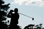 AUGUSTA, GA - APRIL 13: Tiger Woods watches his shot during the final round of the 2008 Masters Tournament at Augusta National Golf Club on April 13, 2008 in Augusta, Georgia.  (Photo by Jamie Squire/Getty Images)