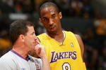 LOS ANGELES, CA - APRIL 28:  Kobe Bryant #8 of the Los Angeles Lakers talks to referee Tim Donaghy #21, in the first half against the Phoenix Suns in Game Three of the Western Conference Quarterfinals during the 2006 NBA Playoffs April 28, 2006 at Staples Center in Los Angeles, California.  (Photo by Lisa Blumenfeld/Getty Images)