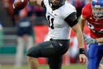 KANSAS CITY, MO - NOVEMBER 28:  Blaine Gabbert #11 of the Missouri Tigers scrambles during the game against the Kansas Jayhawks at Arrowhead Stadium on November 28, 2009 in Kansas City, Missouri. (Photo by Jamie Squire/Getty Images)