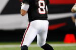 ATLANTA - NOVEMBER 29:  Quarterback Chris Redman #8 of the Atlanta Falcons against the Tampa Bay Buccaneers at Georgia Dome on November 29, 2009 in Atlanta, Georgia.  (Photo by Kevin C. Cox/Getty Images)