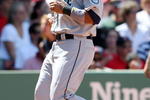 BOSTON - JULY 05:  Jose Lopez #4 of the Seattle Mariners scores a run in the fifth inning against the Boston Red Sox  on July 5, 2009 at Fenway Park in Boston, Massachusetts.  (Photo by Elsa/Getty Images)