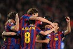 BARCELONA, SPAIN - DECEMBER 12:  Zlatan Ibrahimovic of Barcelona celebrates after scoring his teams first goal during the La Liga match between Barcelona and  Espanyol at the Camp Nou stadium Stadium on December 12, 2009 in Madrid, Spain.  (Photo by Denis Doyle/Getty Images)