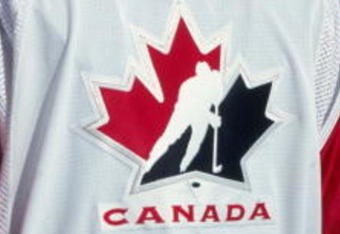 5 Jan 1999: Goallie Roberto Luongo #1 of Team Canada standing by his goal during the World Junior Hockey Championships Game against Team Russia at the Winnepeg Arena in Winnepeg, Manitoba, Canada. Team Russia defeated Team Canada 3-2 in overtime.