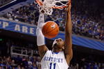 LEXINGTON, KY - DECEMBER 23:  John Wall #11 of the Kentucky Wildcats dunks the ball during the game against the Long Beach State 49ers on December 23, 2009 at Rupp Arena in Lexington, Kentucky.  (Photo by Andy Lyons/Getty Images)