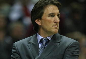 MILWAUKEE - NOVEMBER 30: Head coach Vinny Del Negro of the Chicago Bulls watches as his team takes on the Milwuakee Bucks at the Bradley Center on November 30, 2009 in Milwaukee, Wisconsin. NOTE TO USER: User expressly acknowledges and agrees that, by downloading and/or using this Photograph, User is consenting to the terms and conditions of the Getty Images License Agreement. (Photo by Jonathan Daniel/Getty Images)