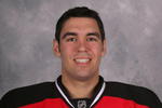 EAST RUTHERFORD, NJ - 2007:  Pierre-Luc Letourneau-Leblond of the New Jersey Devils poses for his 2007 NHL headshot at photo day in East Rutherford, New Jersey. (Photo by Getty Images)
