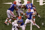 NEW ORLEANS - JANUARY 01:  Quarterback Tim Tebow #15 of the Florida Gators throws a pass against the Cincinnati Bearcats during the Allstate Sugar Bowl at the Louisana Superdome on January 1, 2010 in New Orleans, Louisiana.  (Photo by Chris Graythen/Getty Images)