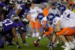 GLENDALE, AZ - JANUARY 04:  Thomas Byrd #66 of the Boise State Broncos waits to snap the ball in the third quarter against the TCU Horned Frogs during the Tostitos Fiesta Bowl at the Universtity of Phoenix Stadium on January 4, 2010 in Glendale, Arizona.  (Photo by Jamie Squire/Getty Images)