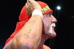 PERTH, AUSTRALIA - NOVEMBER 24:  Hulk Hogan gestures to the audience during his Hulkamania Tour at the Burswood Dome on November 24, 2009 in Perth, Australia.  (Photo by Paul Kane/Getty Images)