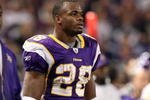 MINNEAPOLIS, MN - DECEMBER 13:  Adrian Peterson #28 of the Minnesota Vikings looks on against the Cincinnati Bengals on December 13, 2009 at Hubert H. Humphrey Metrodome in Minneapolis, Minnesota. The Vikings defeated the Bengals 30-10.  (Photo by Jim McIsaac/Getty Images)
