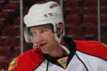 NEWARK, NJ - DECEMBER 11: Jordan Leopold #44 of the Florida Panthers skates against the New Jersey Devils at the Prudential Center on December 11, 2009 in Newark, New Jersey. (Photo by Bruce Bennett/Getty Images)
